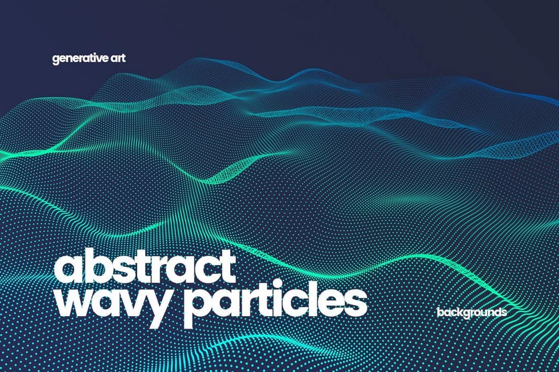 Wavy Particles Backgrounds