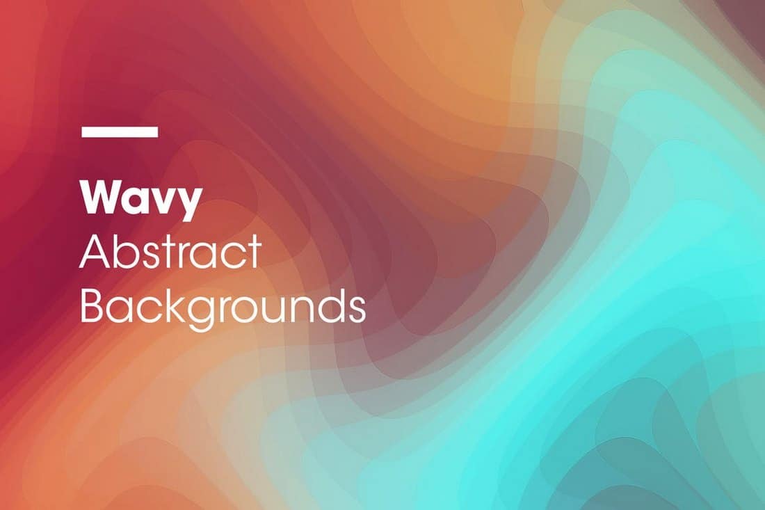 Wavy Abstract Backgrounds