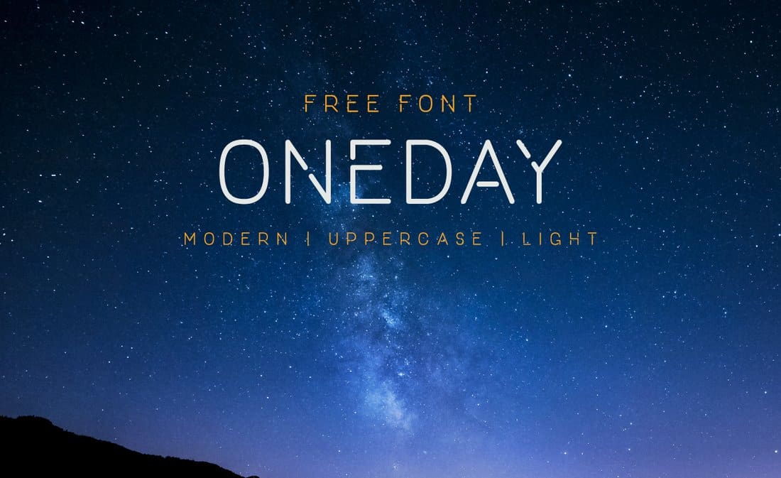 One Day – Modern Free Font