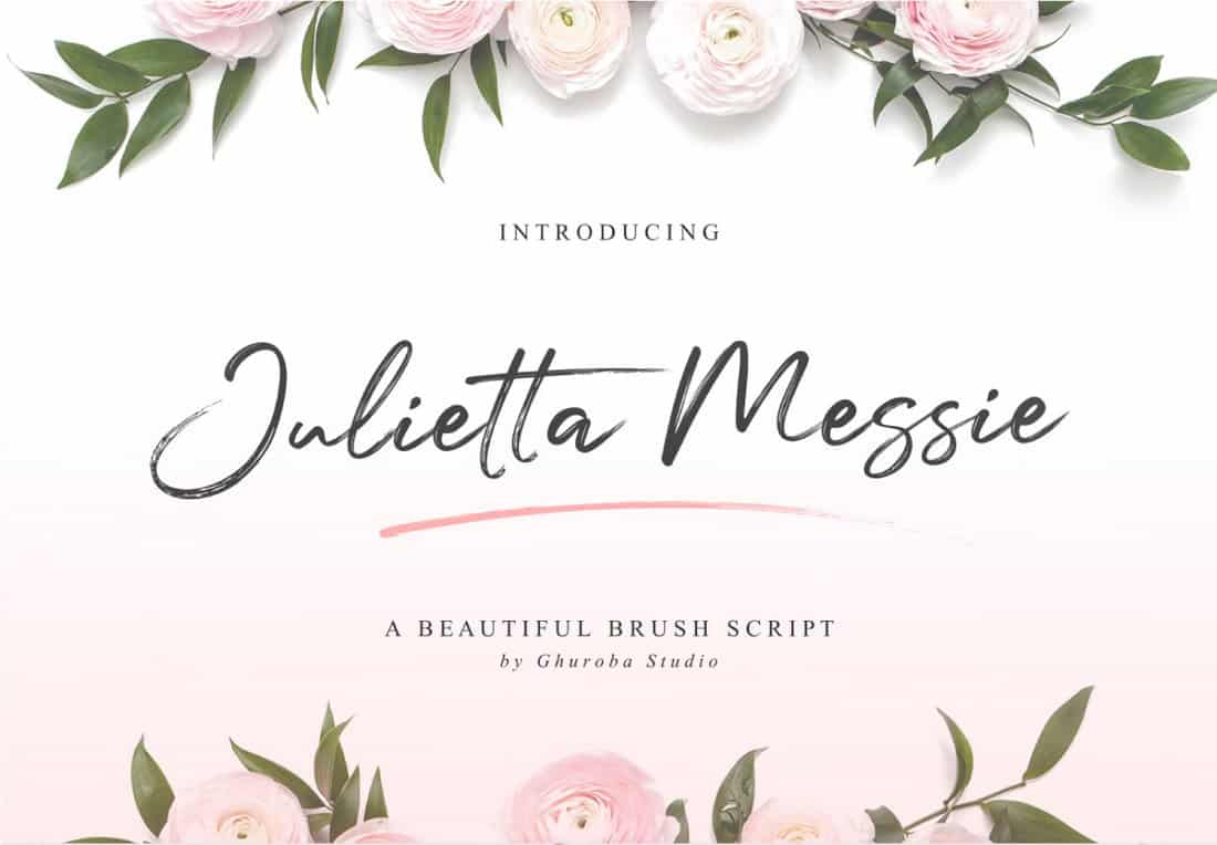 Julietta Messie – Elegant Script Font