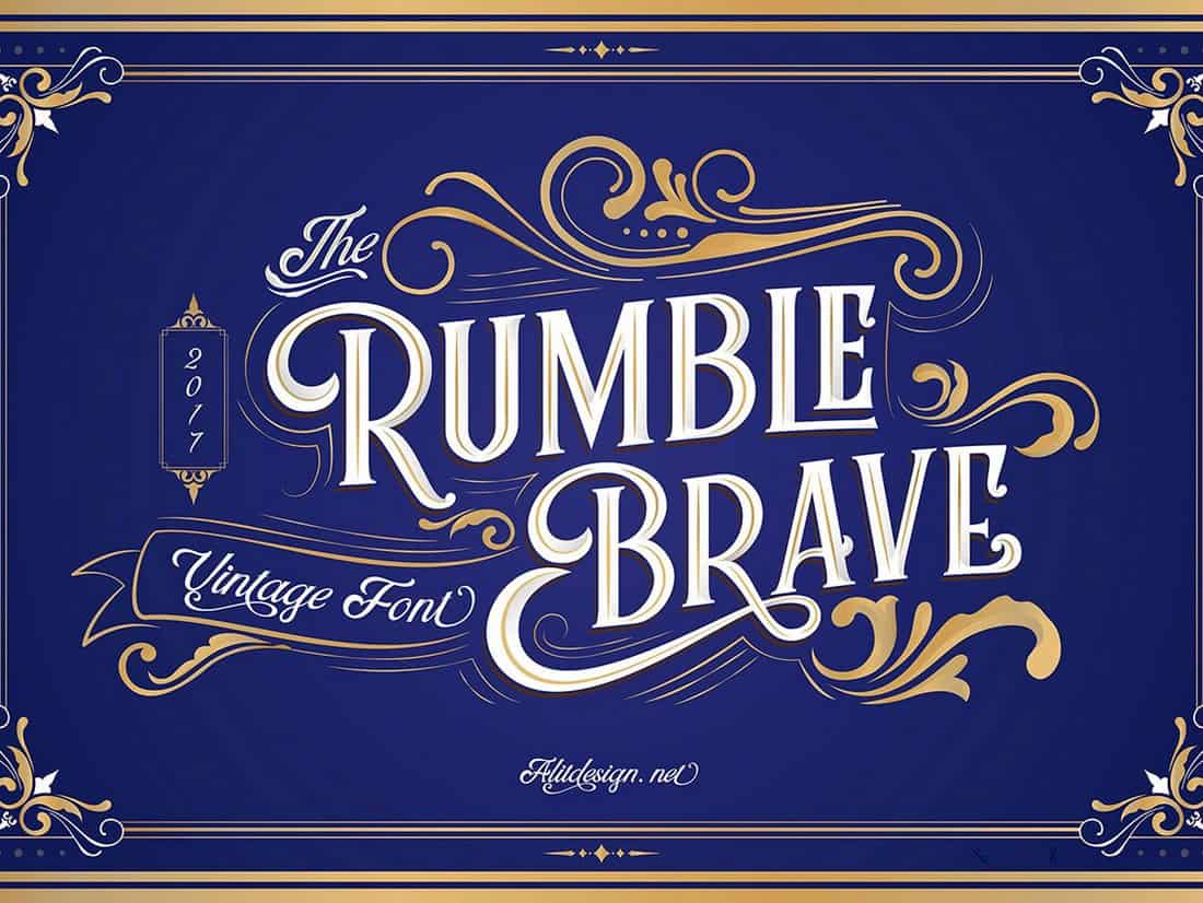 Rumble Brave – Free Display Font