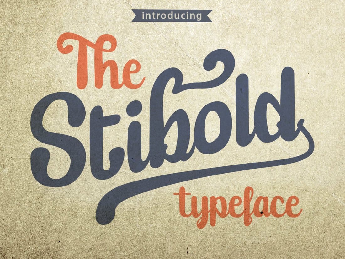 Stibold – Unique Free Font