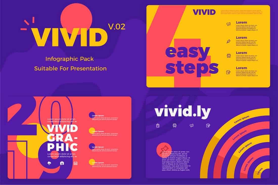 Vivid v2 – Presentation Infographic Templates