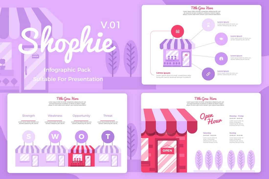 Shopie v1 – eCommerce Infographic Templates