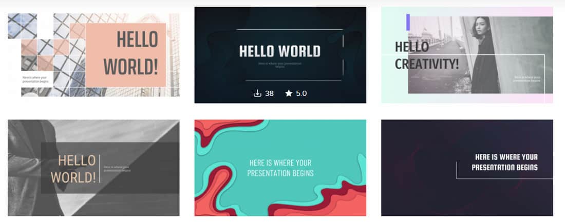 Slidesgo for Presentation Templates