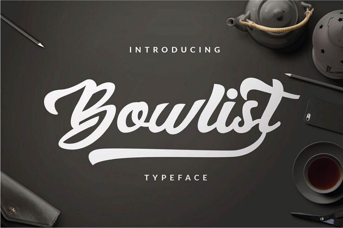 Bowlist – Logo Type Font