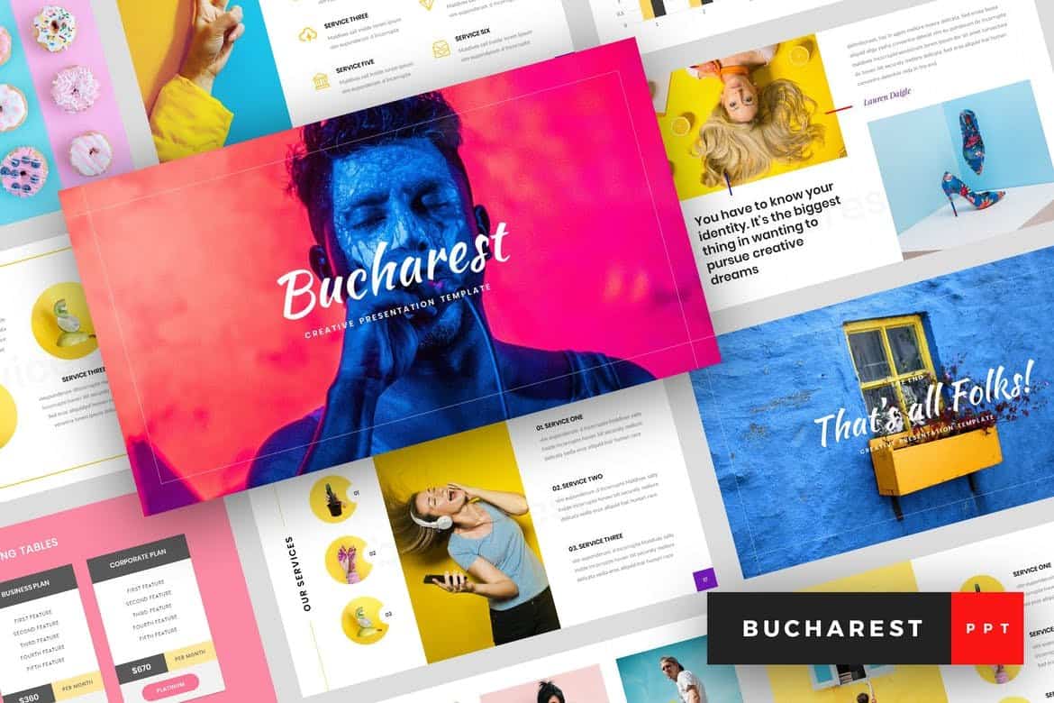 Bucharest – Creative Colorful PowerPoint Template