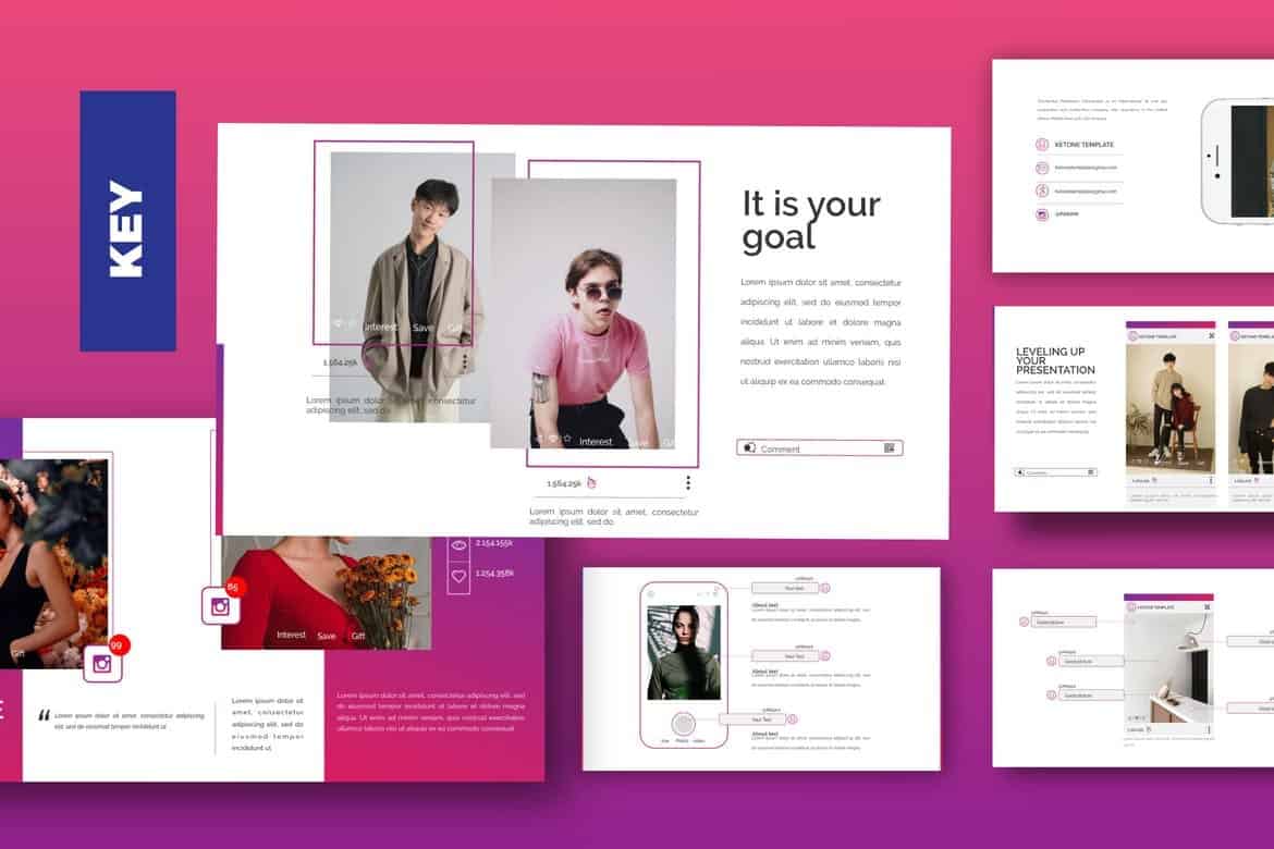 KETON – Stylish Keynote Template