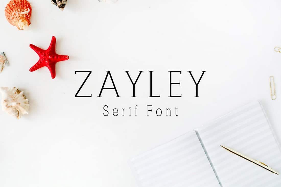 Zayley – Serif Regular Font