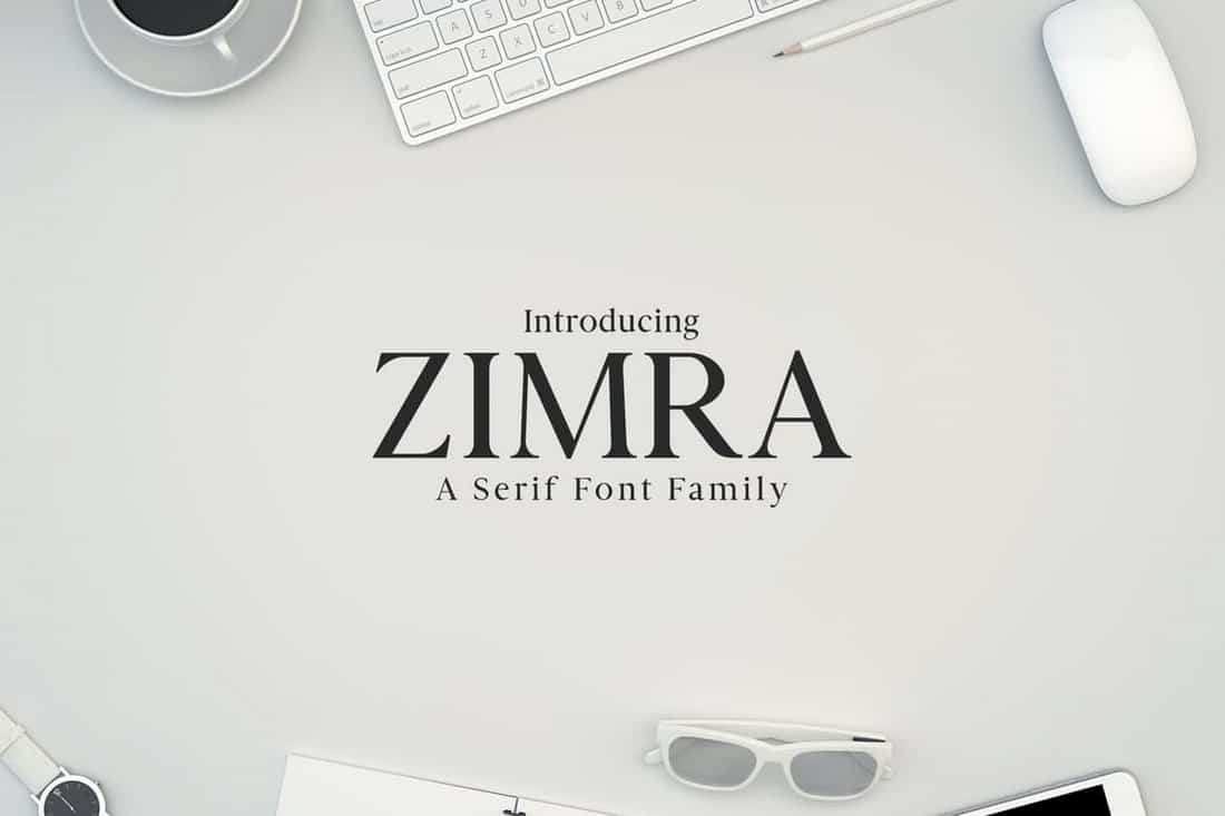 Zimra – Serif Font Family