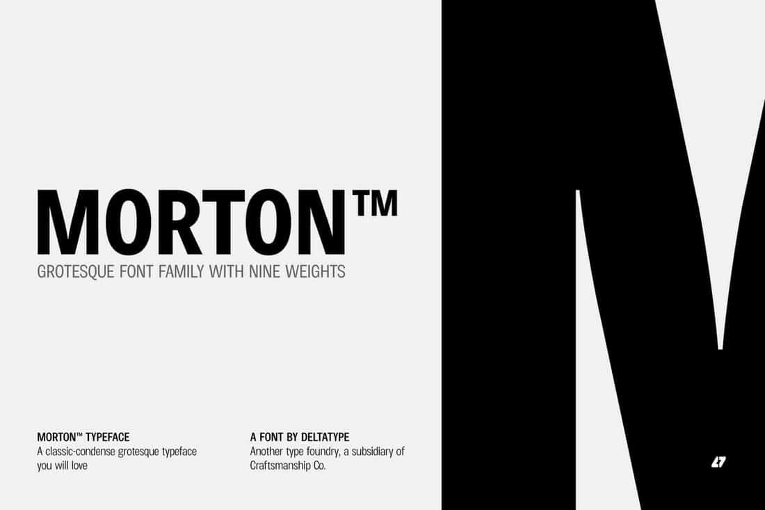 Morton – Grotesque Font Family