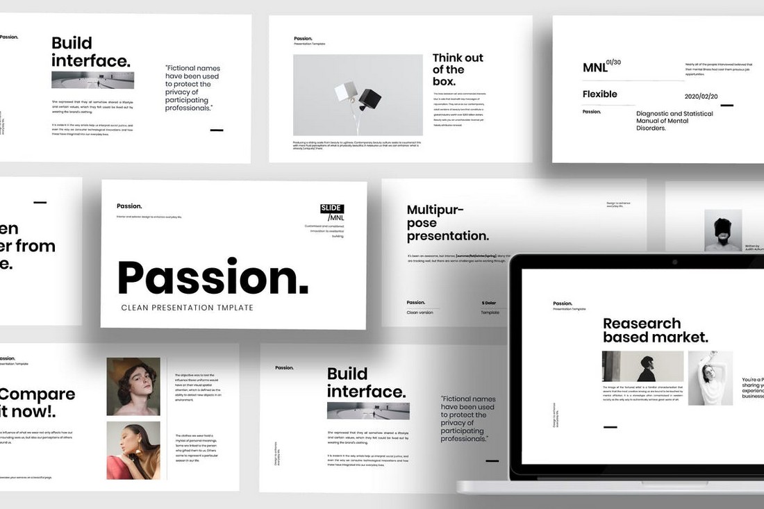 Passion – Minimal Business PowerPoint Template