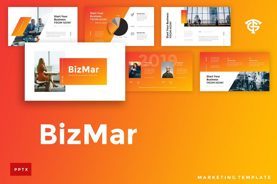BizMar – Marketing PowerPoint Template