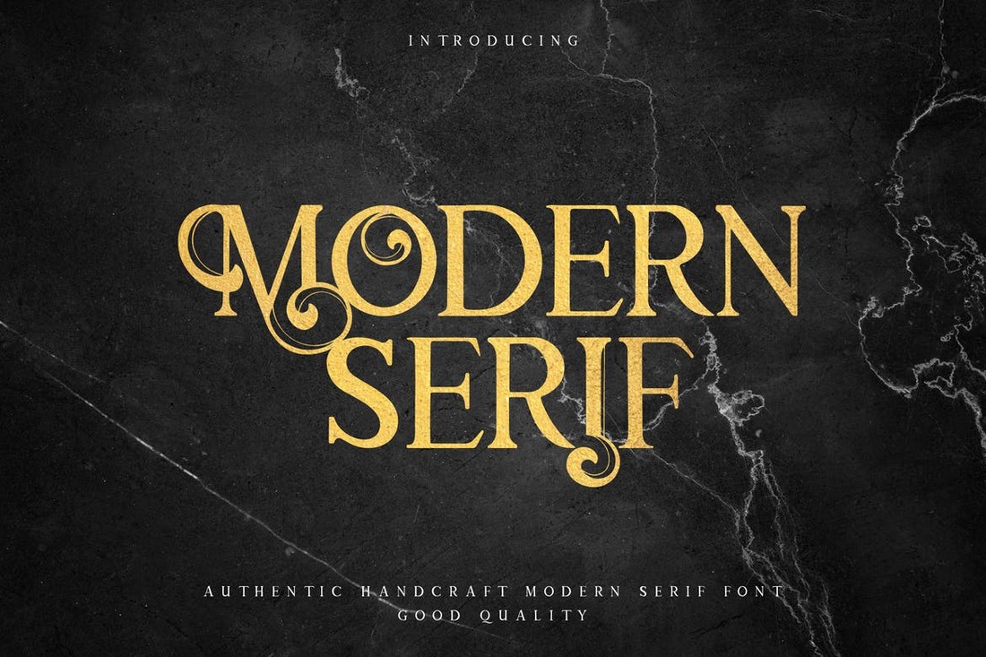Modern Mode – Modern Serif Poster Font