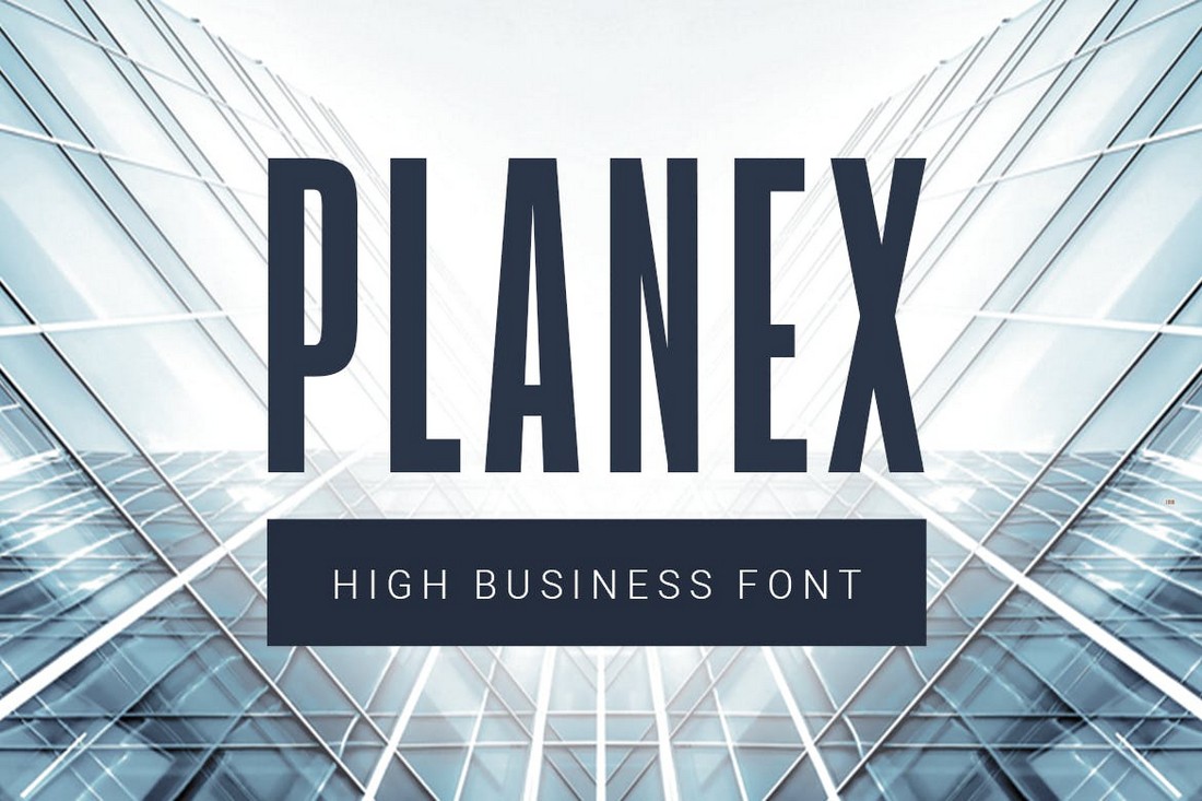 Planex – Business Title Font