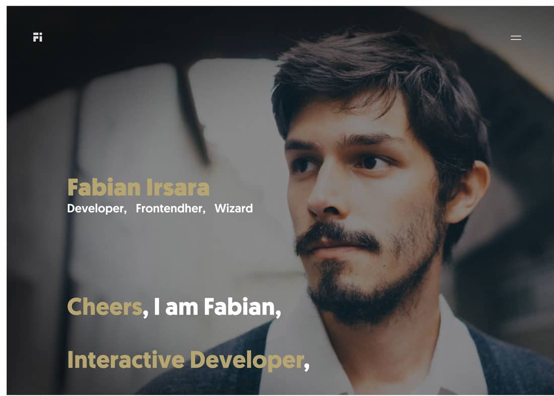 Oversized Homepage Headshots