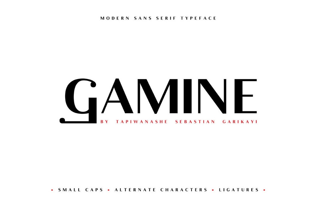 Gamine – Free Sans-Serif Business Font